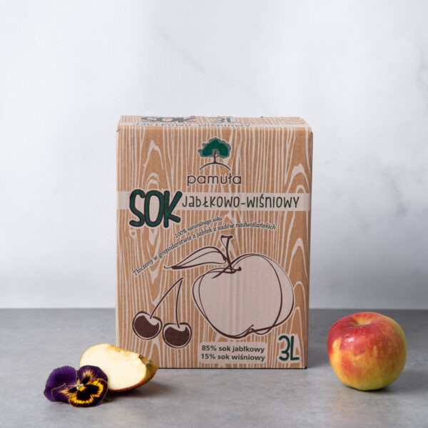 Sok jabłkowo - wiśniowy (3 L)